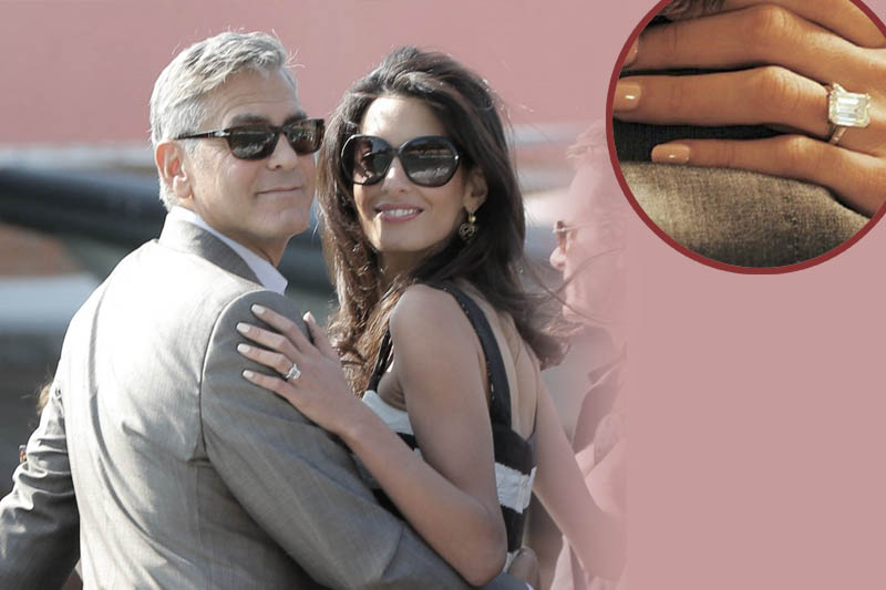 George Clooney engagement ring