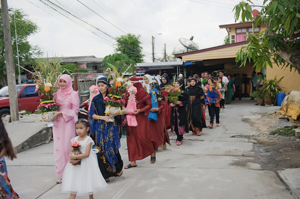 การแห่ขันหมากในงานแต่งอิสลามตามแบบไทย