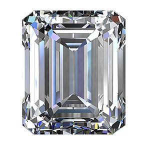 เพชรทรงเหลี่ยมมรกต หรือทรงสี่เหลี่ยมผืนผ้า emerald diamond