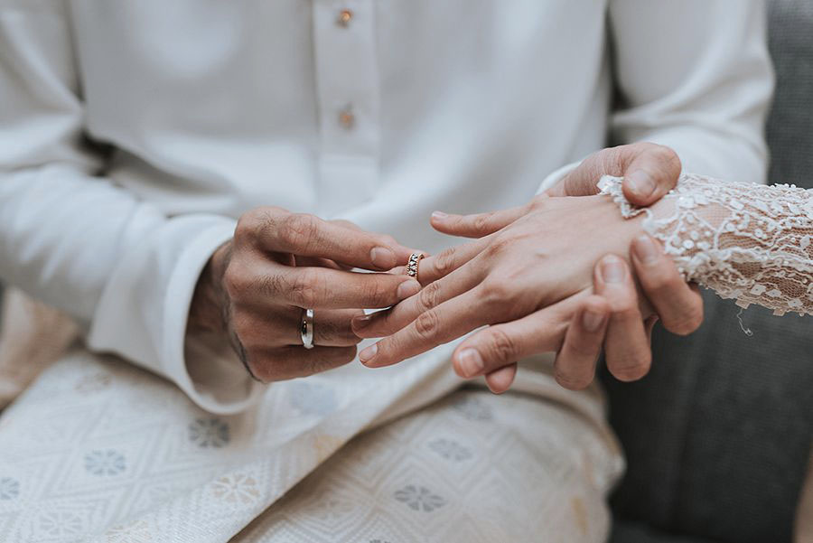การสวมแหวนแต่งงาน ในงานแต่งอิสลาม