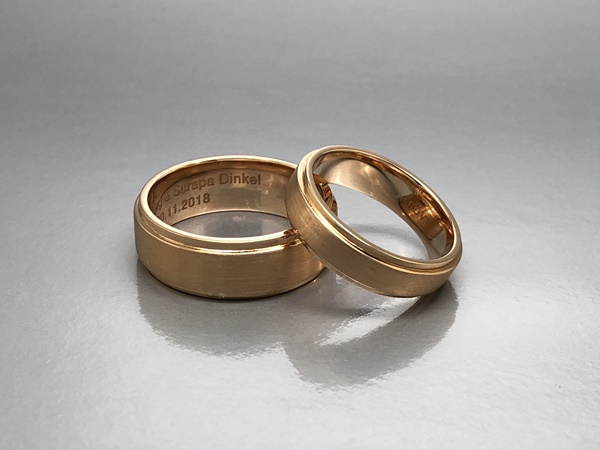 แหวนคู่แต่งงาน Rose Gold