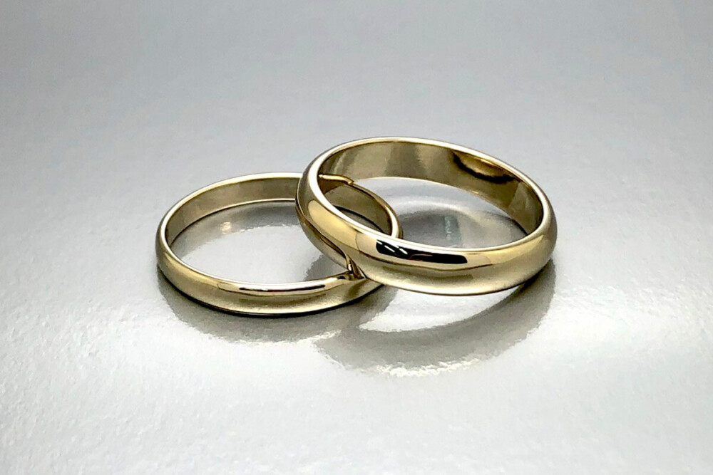 แหวนทองเกลี้ยง คู่