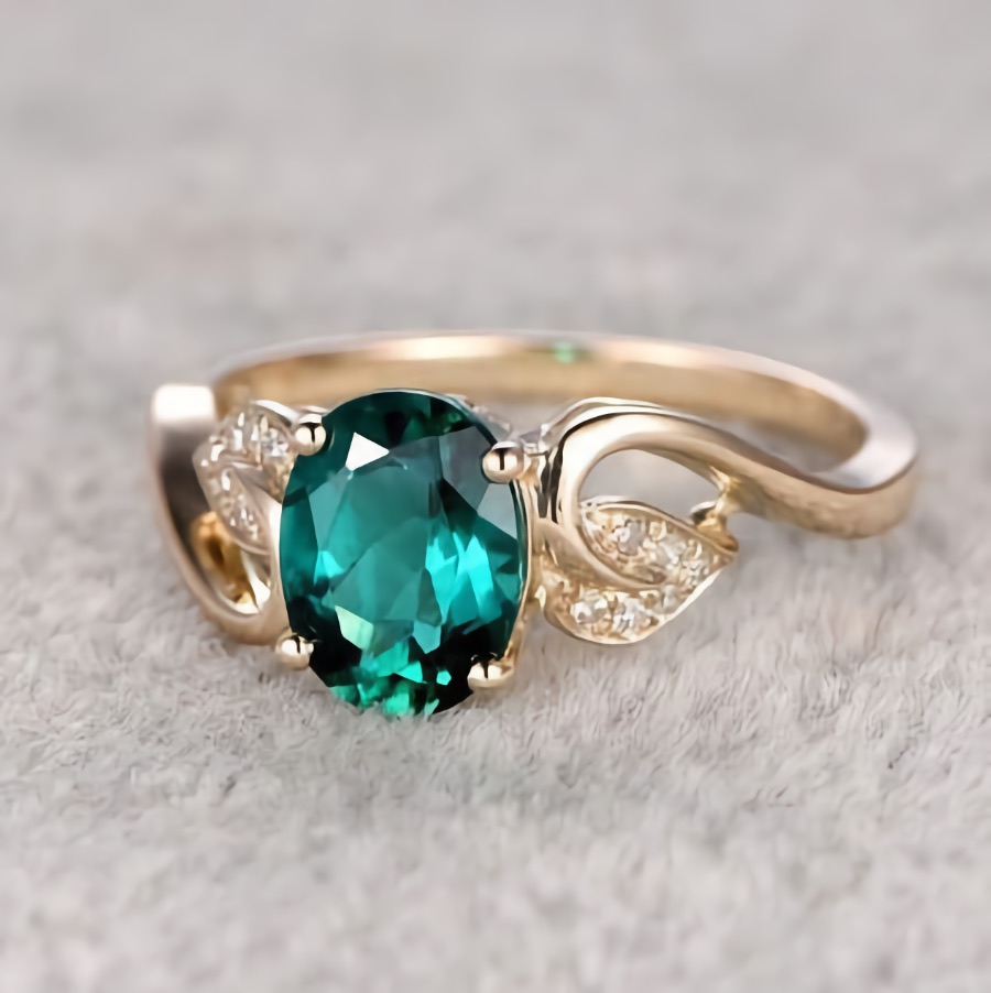 above diamond emerald ring